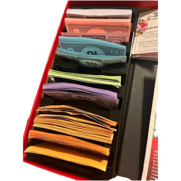 Monopoly Classic Board Game 2017 Edition Open Box ALL PIECES COUNTED AND PRESENT - Picture 4 of 9